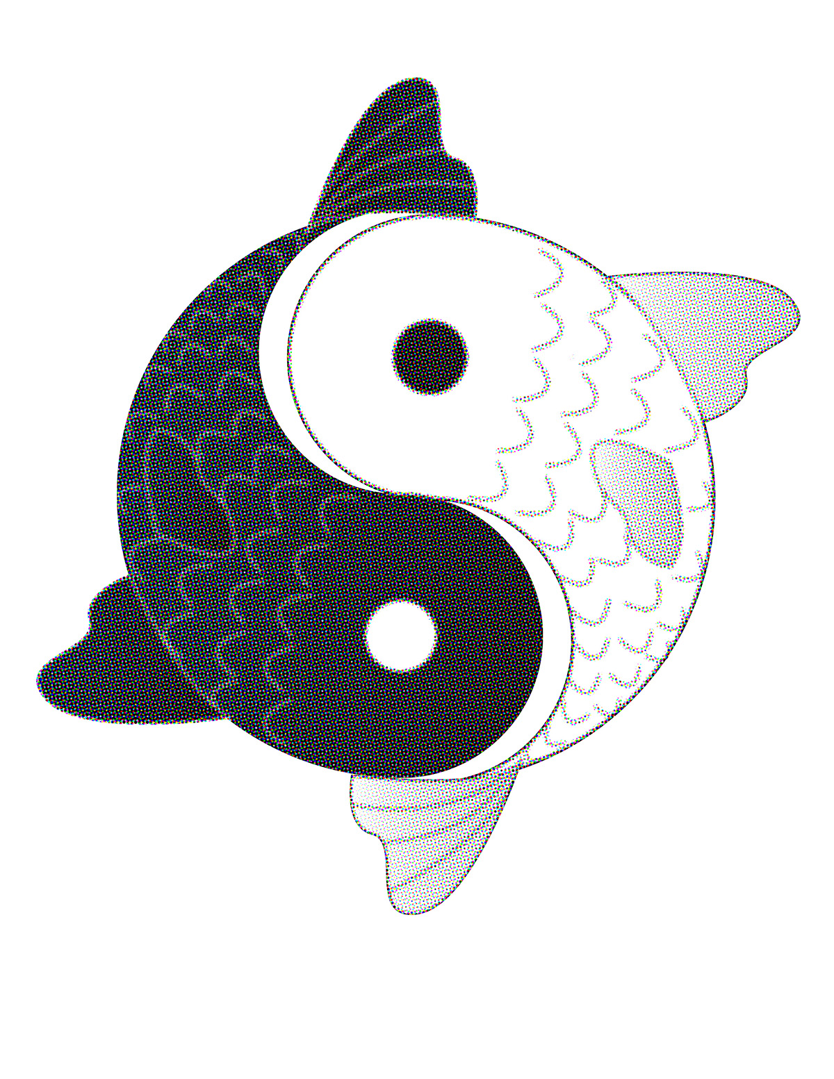 1200x1553 Tui And La Yin And Yang Vector Graphic On Behance