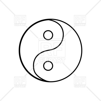 400x400 Yin Yang Symbol Vector Image Of Objects