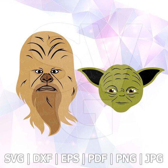 Star Wars Master Yoda Chewbacca Dxf Pdf Vector Jedi 570x570 Star Wars Master Yoda Chewbacca Dxf Pdf Vector Jedi