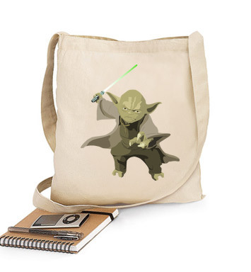 Yoda Vector Art Bag 355x384 Yoda Vector Art Bag