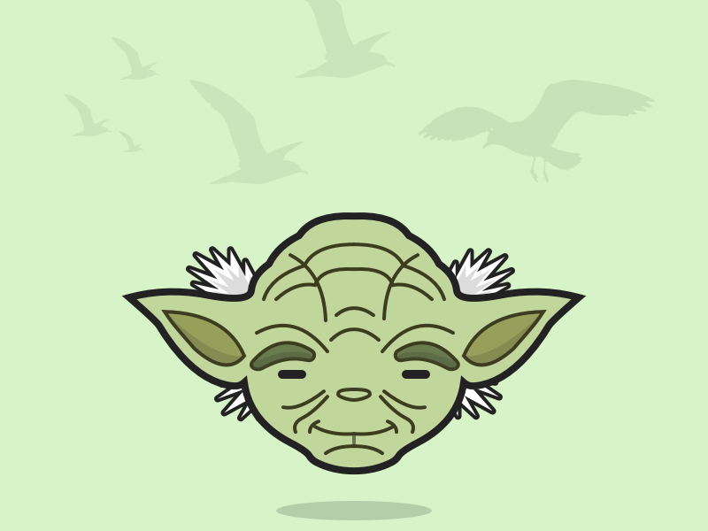 800x600 Yoda Seagulls