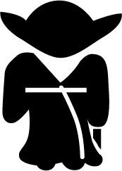 173x243 Yoda Silhouette Vector