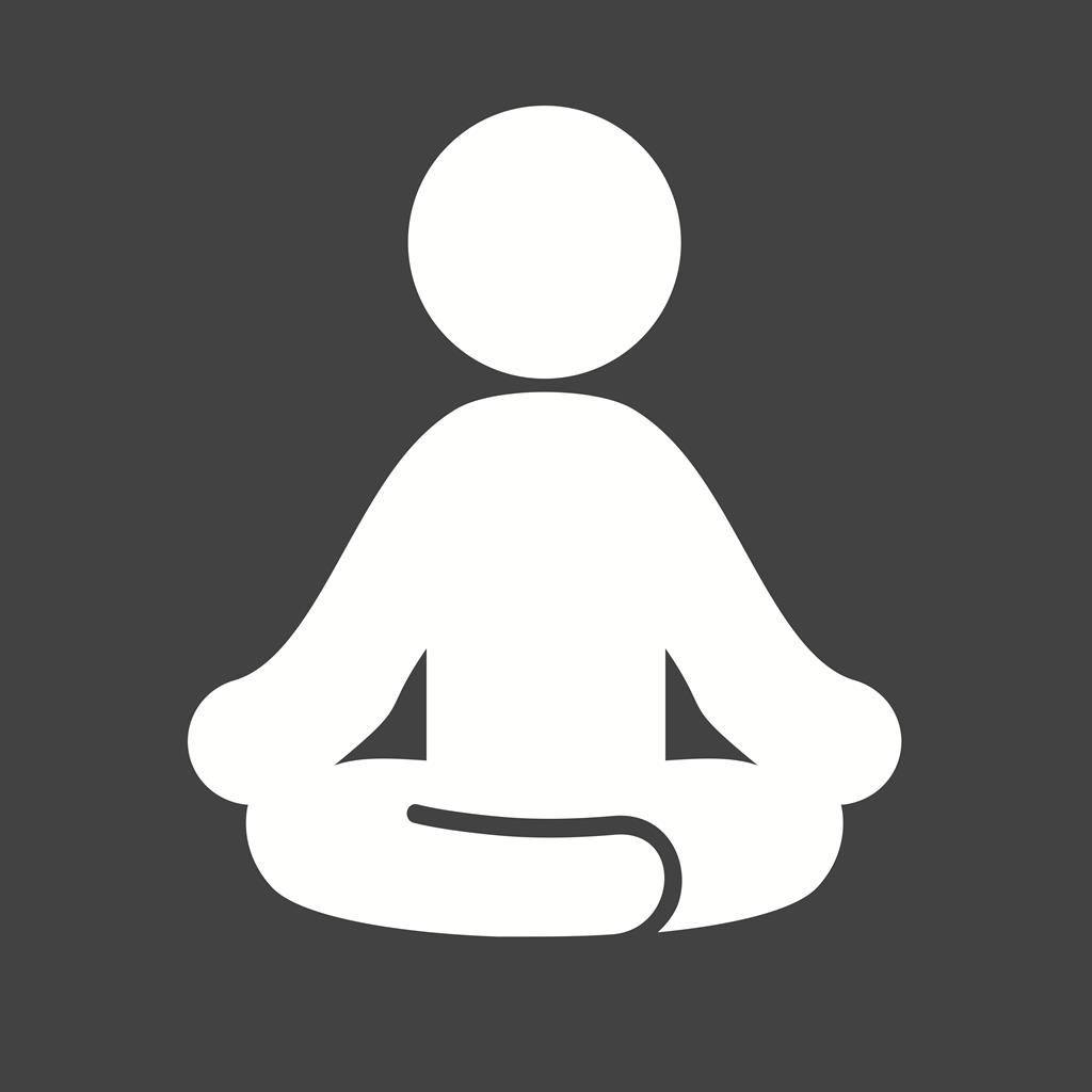 1024x1024 Yoga Glyph Inverted Icon