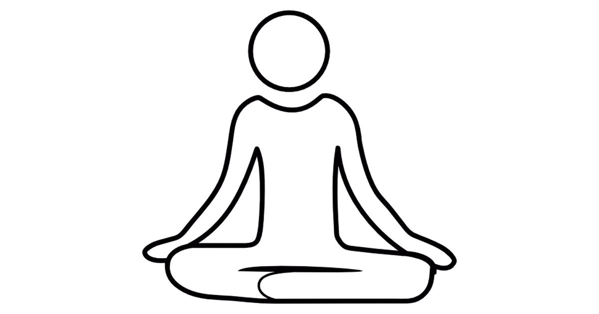 1200x630 Meditation Yoga Posture Free Vector Icons Designed