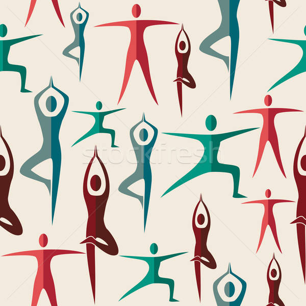 India Yoga Seamless Pattern Vector Illustration Cienpies Design 600x600 India Yoga Seamless Pattern Vector Illustration Cienpies Design