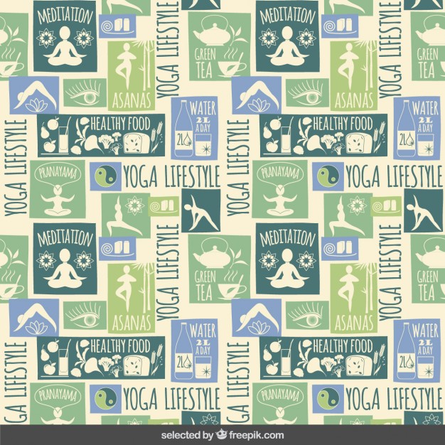 Vintage Yoga Lifestyle Pattern Vector Free Download 626x626 Vintage Yoga Lifestyle Pattern Vector Free Download