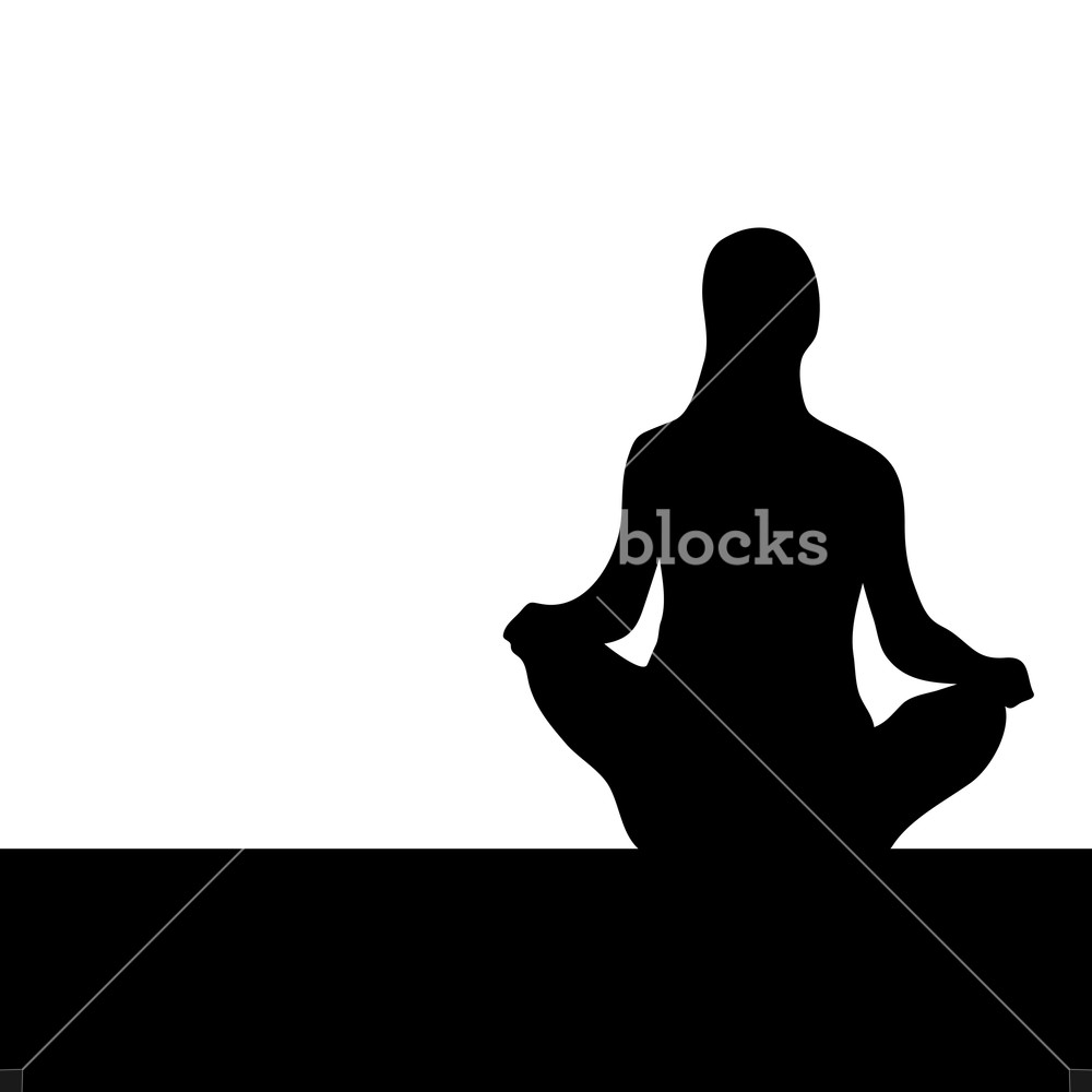 Yoga Silhouette Vector at Vectorified.com | Collection of Yoga ...