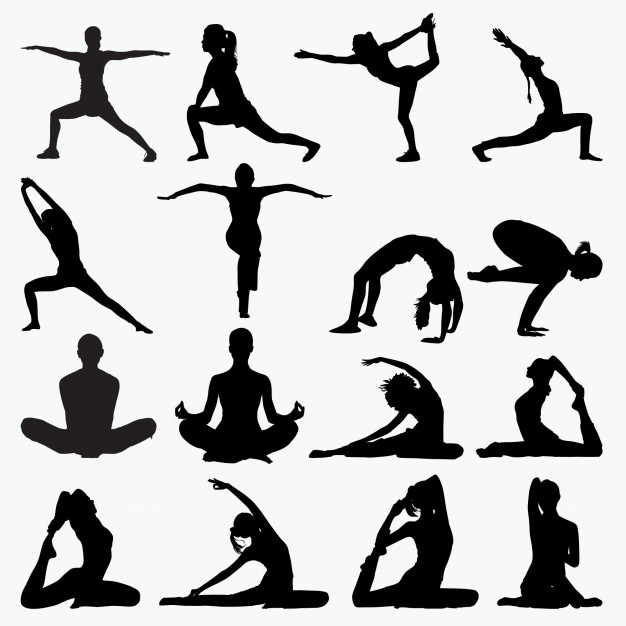 Yoga Silhouette Vector at Vectorified.com | Collection of Yoga ...