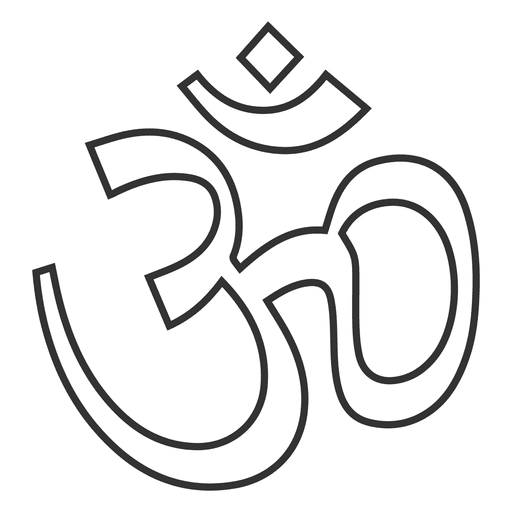 512x512 Stroke Yoga Symbol