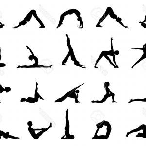 Photostock Vector Black Silhouettes Of Girls Who Practice Yoga 300x300 Photostock Vector Black Silhouettes Of Girls Who Practice Yoga