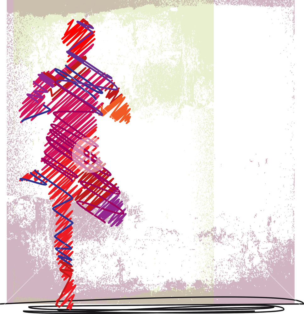 Abstract Sketch Of Woman Meditating And Doing Yoga Vector 967x1000 Abstract Sketch Of Woman Meditating And Doing Yoga Vector