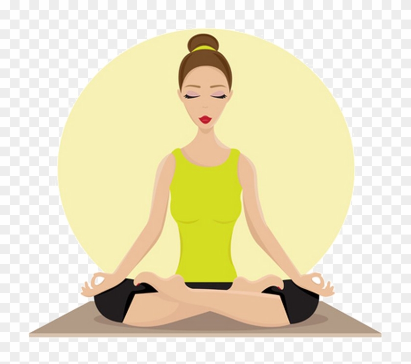 Woman Yoga Lotus Pose Animated Clipart Png Transparent 840x745 Woman Yoga Lotus Pose Animated Clipart Png Transparent