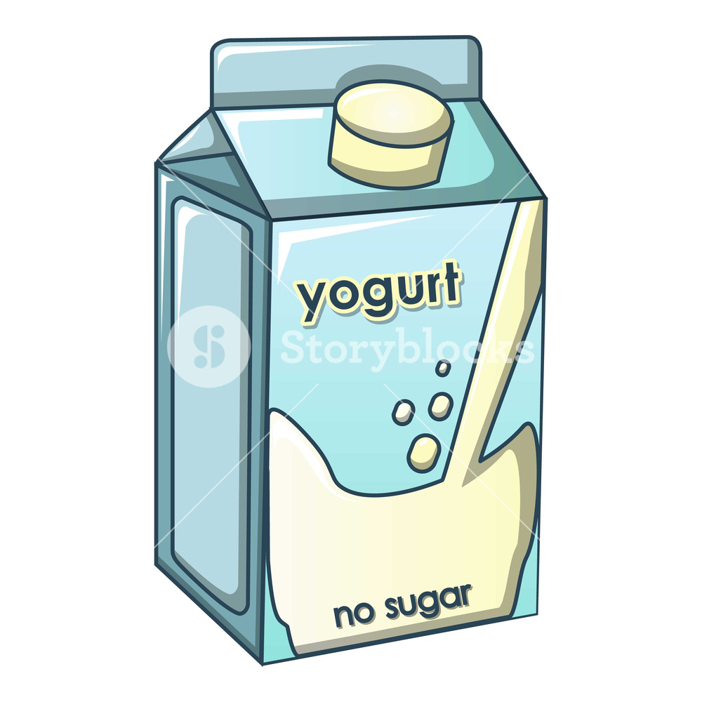 1000x1000 No Sugar Yogurt Icon Cartoon Of No Sugar Yogurt Vector Icon