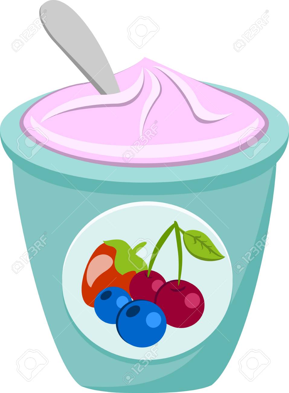 Yogurt Vector at Vectorified.com | Collection of Yogurt Vector free for ...