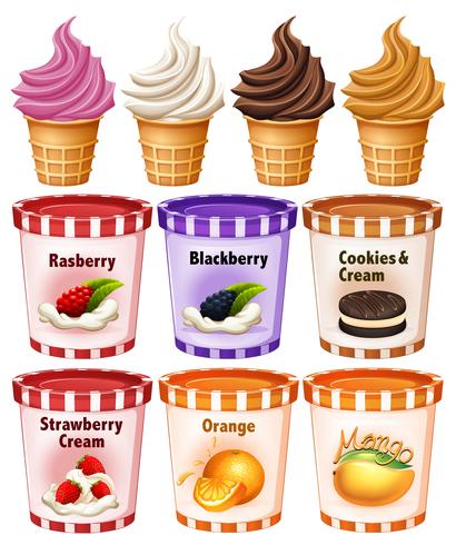 410x490 Different Flavors Of Icecream And Yogurt