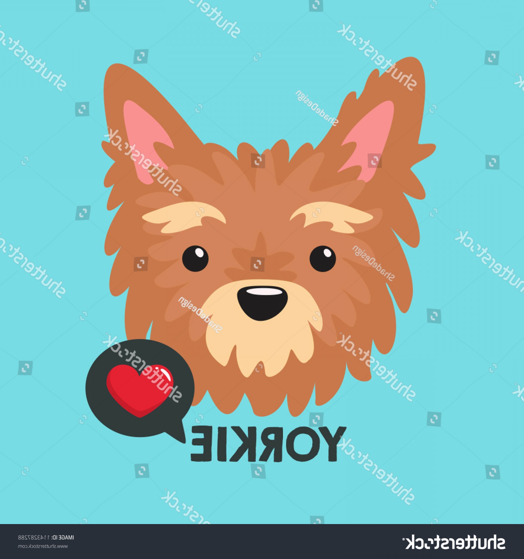 1800x1920 Vector Icon Breed Dog Yorkshire Terrieryorkie Sarahgardan