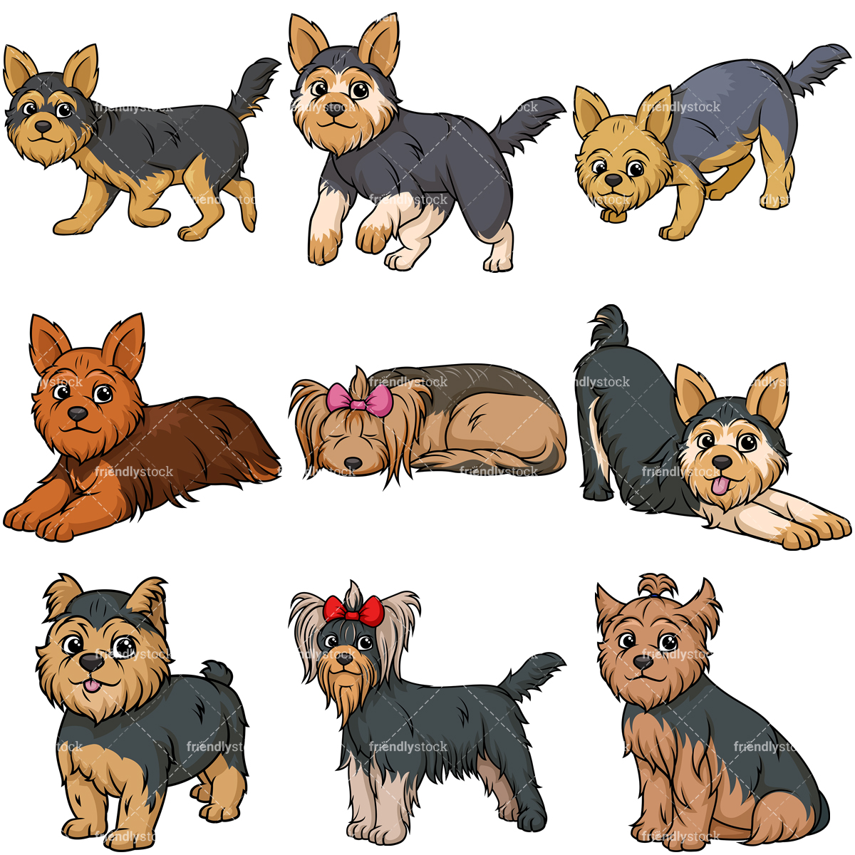 Yorkie Vector at Vectorified.com | Collection of Yorkie Vector free for ...