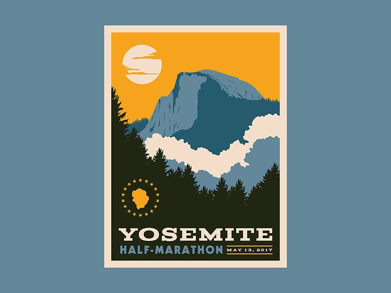 800x600 Yosemite Poster Popular Dribbble Shots Travel Illustration