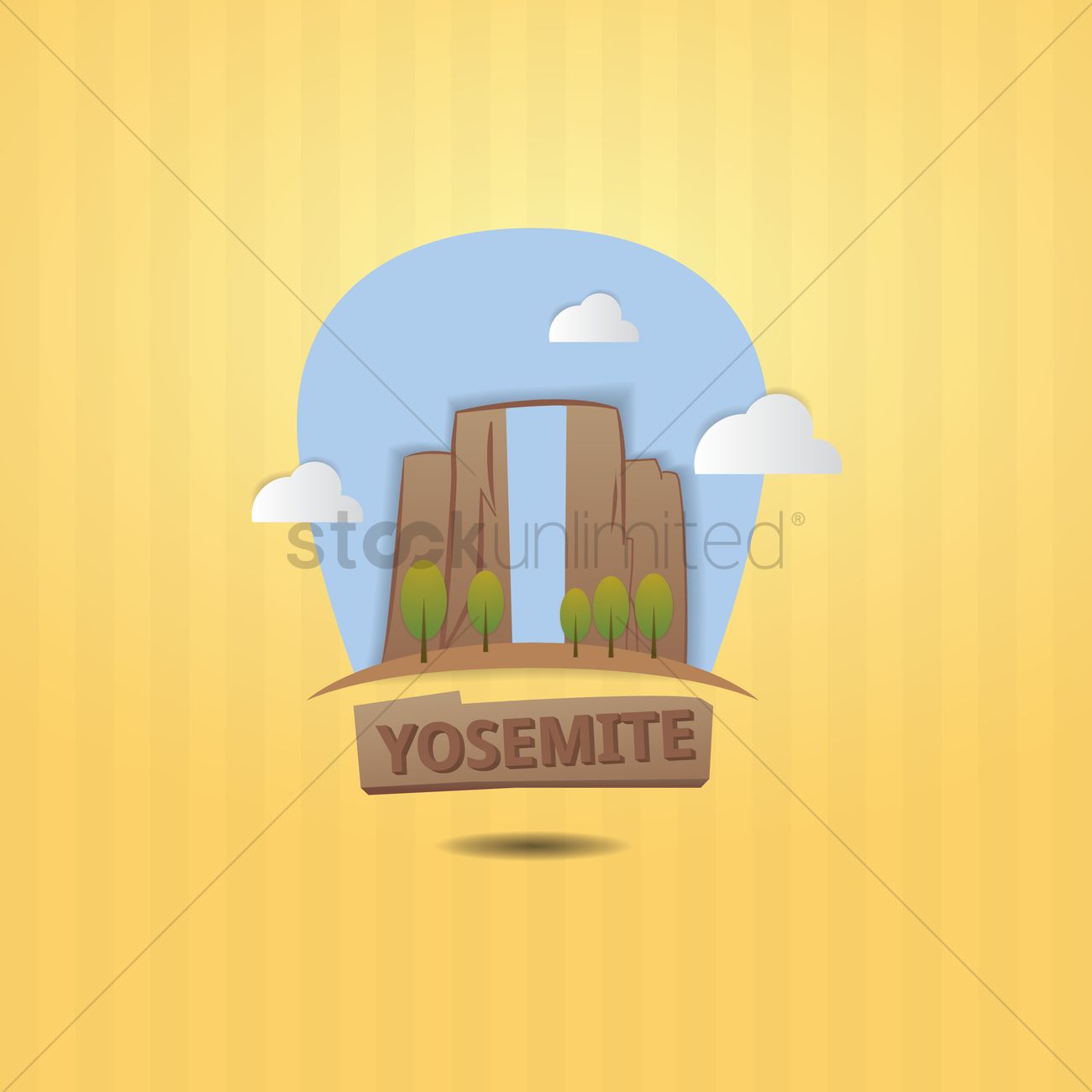 1300x1300 Yosemite Vector Image