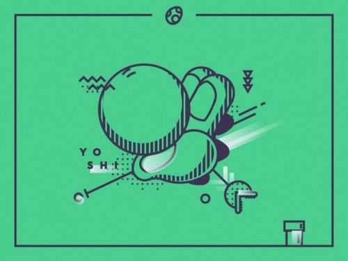 500x375 Yoshi Vector