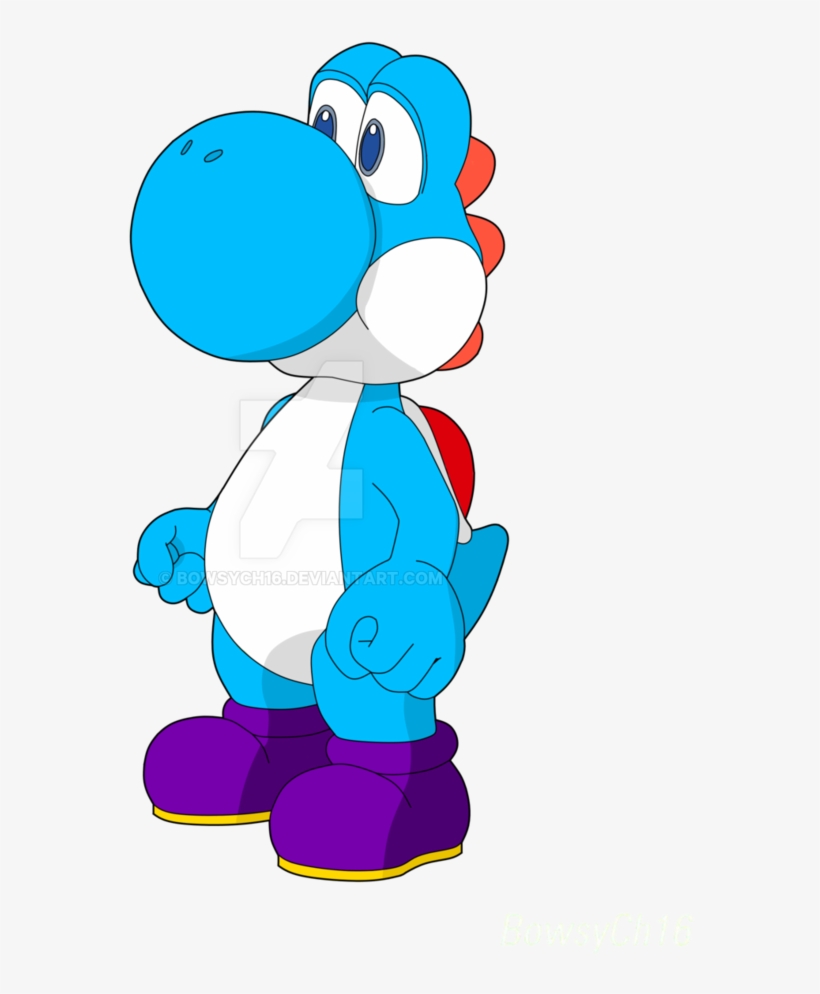 820x994 Yoshi Vector Light Blue