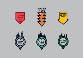 286x200 You Are Here Free Vector Art