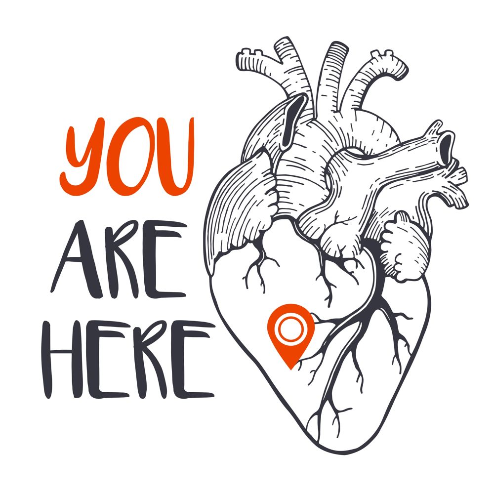 1000x1000 You Are Here Print Free Vector Cdr Download
