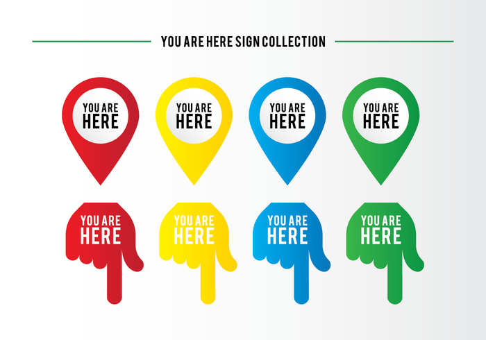 700x490 You Are Here Sign Collection