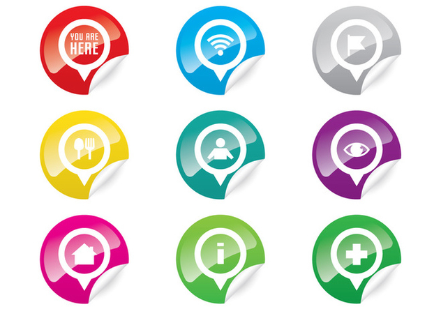 632x443 You Are Here Stickers Free Vector Download Cannypic