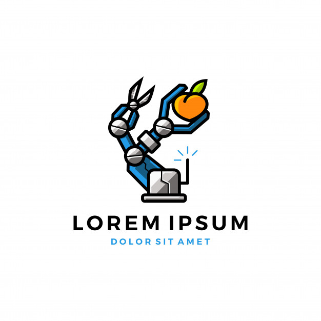 Fruit Picker Robot Logo Vector Icon Illustration Download Vector 626x626 Fruit Picker Robot Logo Vector Icon Illustration Download Vector