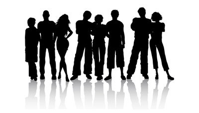 Free Young People Silhouettess Clipart And Vector Graphics 400x228 Free Young People Silhouettess Clipart And Vector Graphics