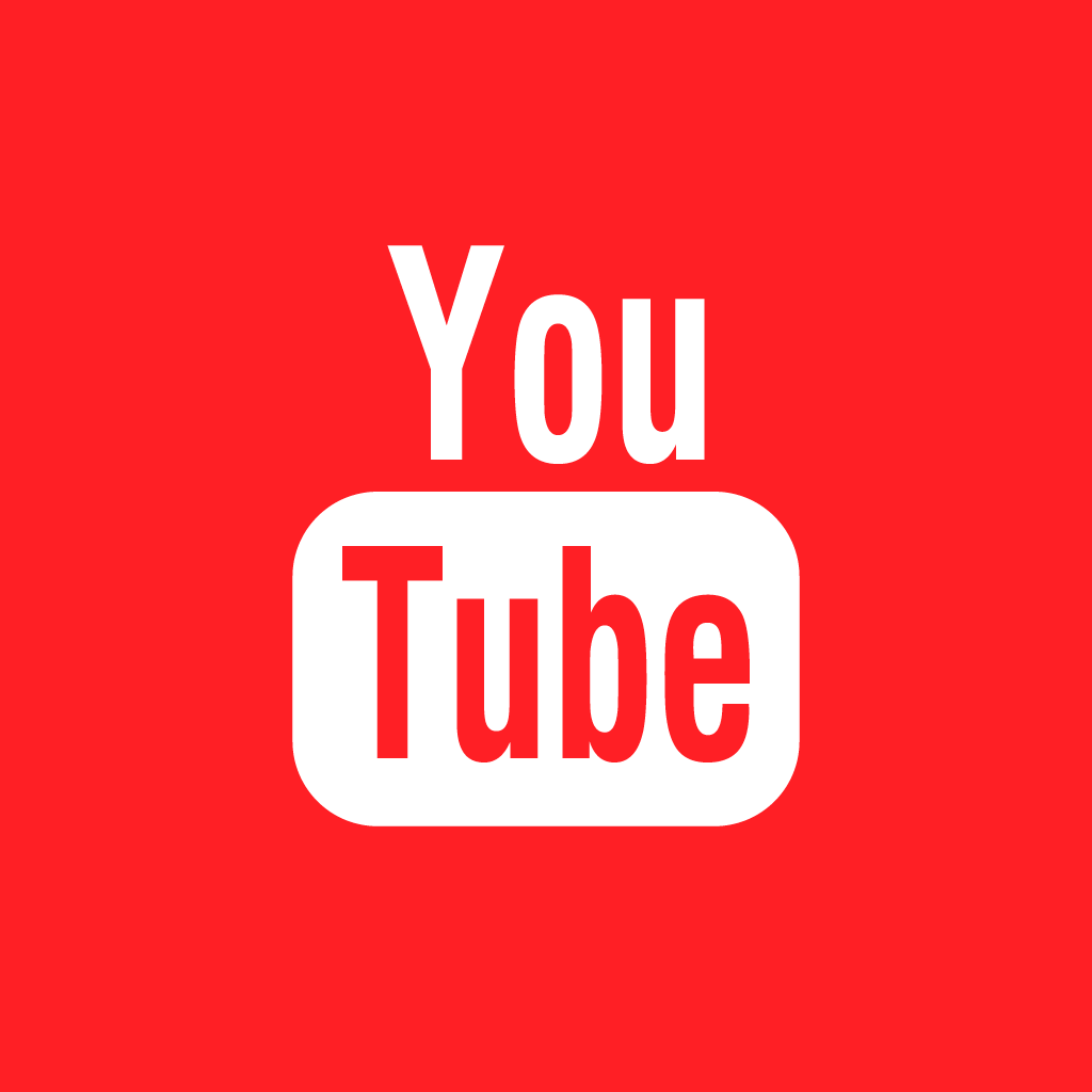 1024x1024 Youtube Logo Vector Png Free Download