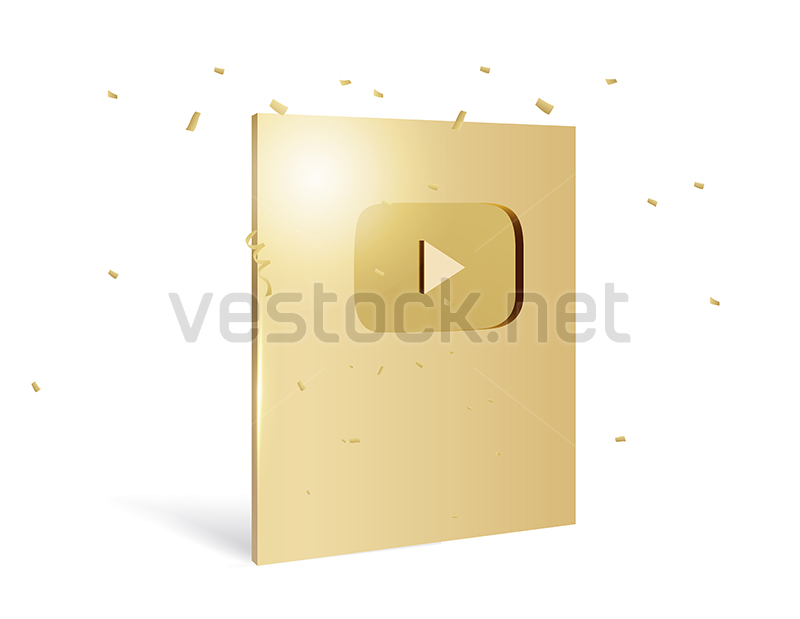 Youtube Play Button Vector at Vectorified.com | Collection of Youtube ...