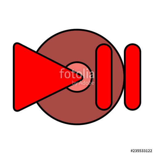 500x500 Flat Play Vector Logo Icon Button Youtube Flat Social Media