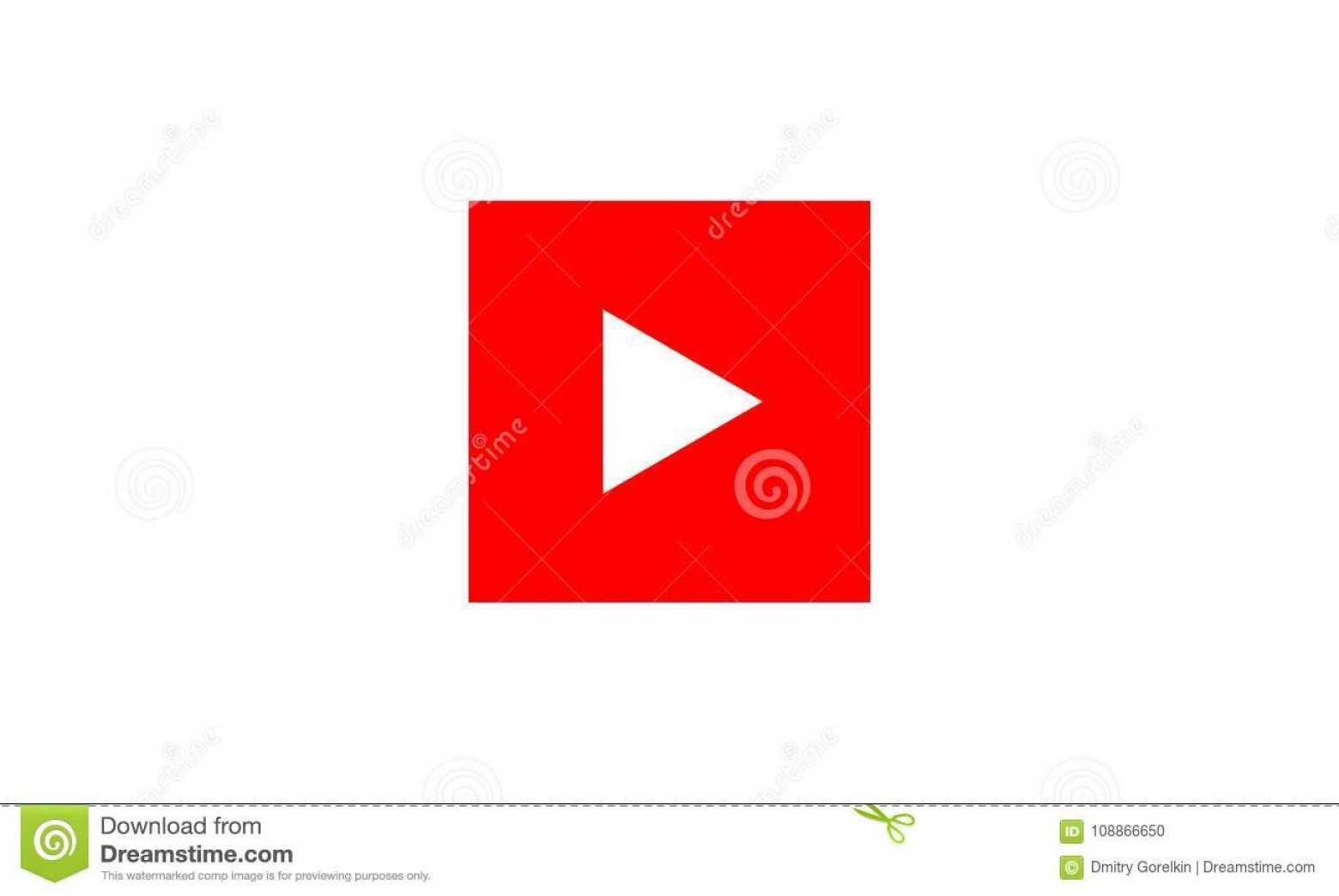 youtube red play button
