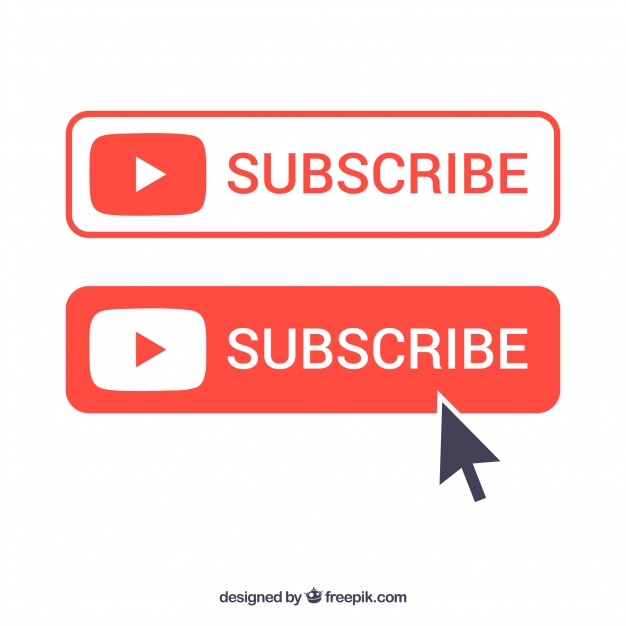 626x626 Youtube Subscribe Button Set Vector Free Download