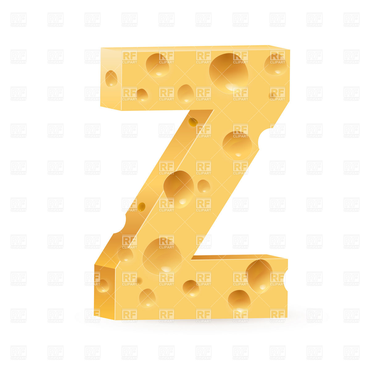 1200x1200 Cheese Font Letter Z Vector Image Of Signs, Symbols, Maps Dvarg