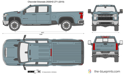 400x238 Chevrolet Silverado Vector Drawing