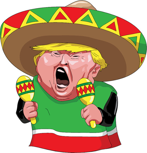 577x600 Vector Trump For Free Download