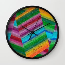 264x264 Zarape Wall Clocks