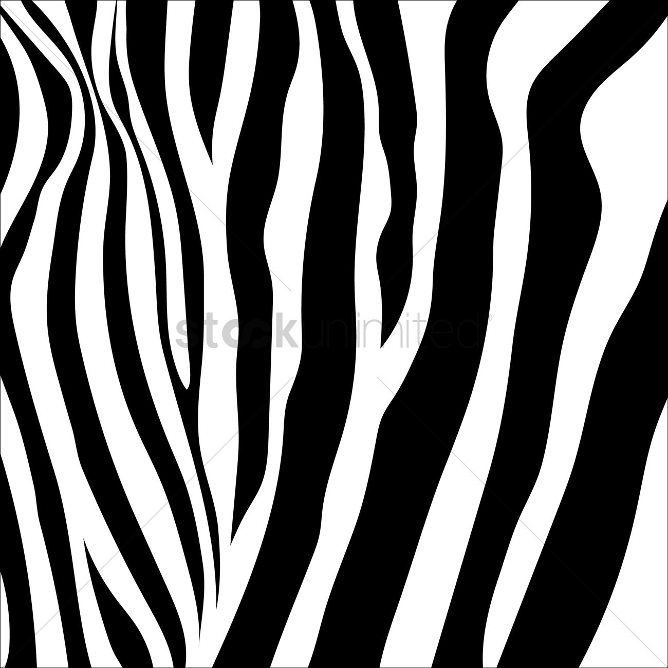 1300x1300 Zebra Stripes Background Vector Image