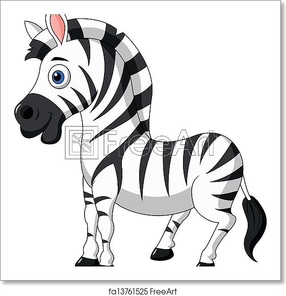 Zebra Cartoon Vector at Vectorified.com | Collection of Zebra Cartoon ...