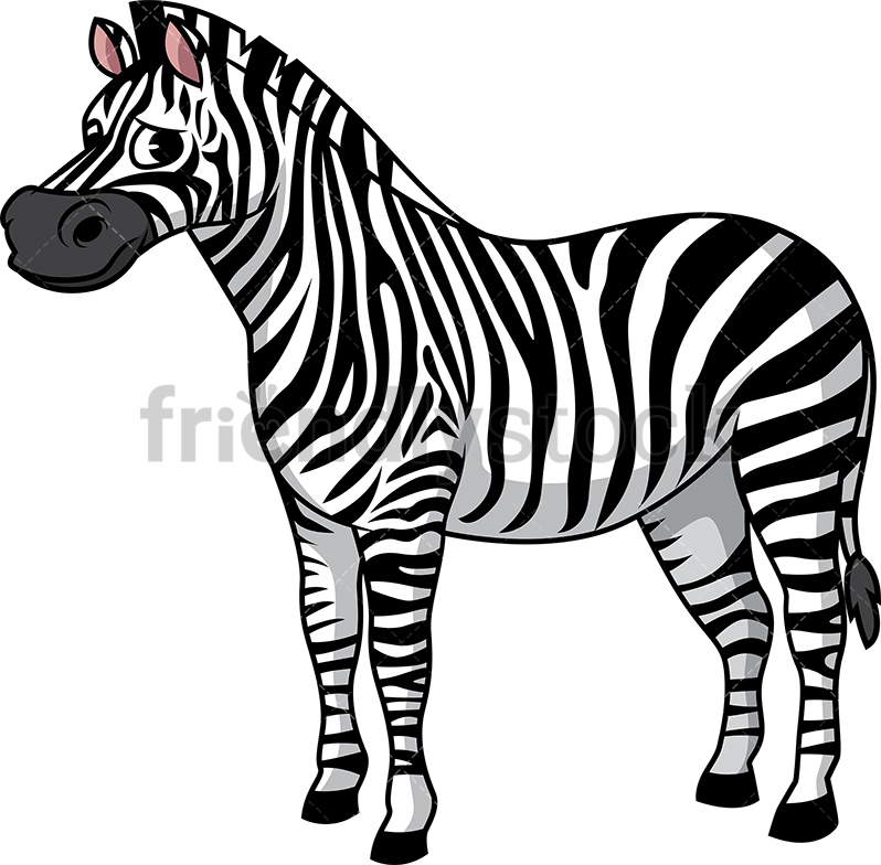 Zebra Cartoon Vector at Vectorified.com | Collection of Zebra Cartoon ...