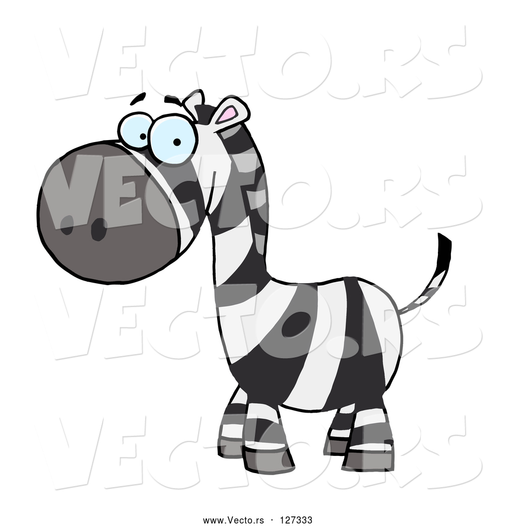 1024x1044 Vector Of Zebra Cartoon