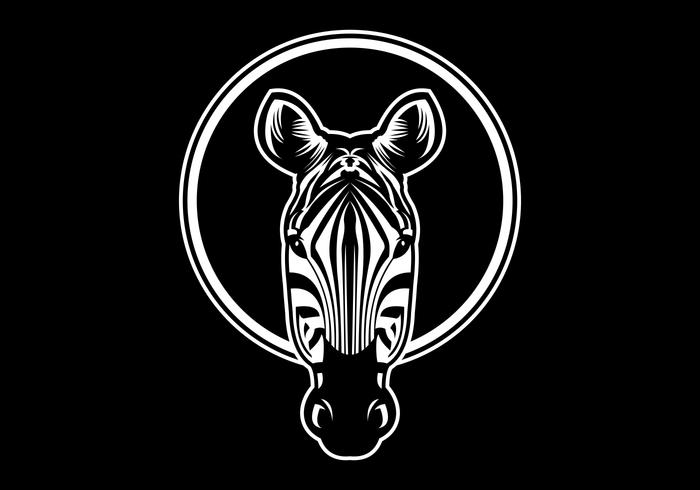 700x490 Zebra Head Vector Illustration