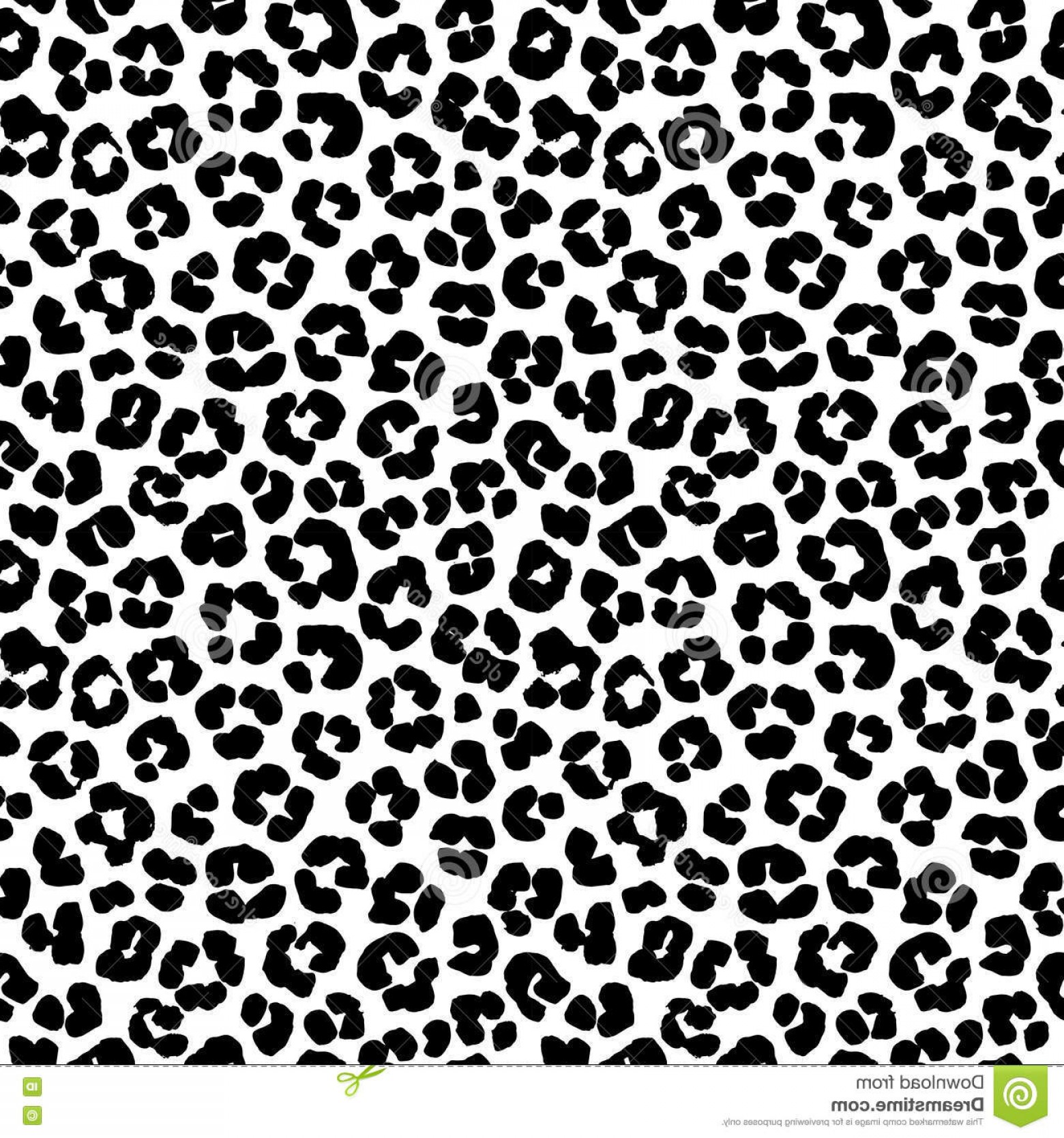 Stock Illustration Leopard Print Seamless Background Pattern Black 1560x1668 Stock Illustration Leopard Print Seamless Background Pattern Black