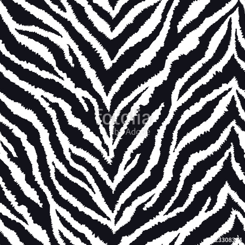 Seamless Pattern With Zebra Fur Print Vector Illustration Exotic 500x500 Seamless Pattern With Zebra Fur Print Vector Illustration Exotic
