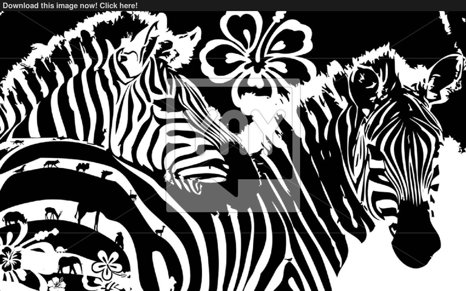 Download Zebra Silhouette Vector at Vectorified.com | Collection of ...