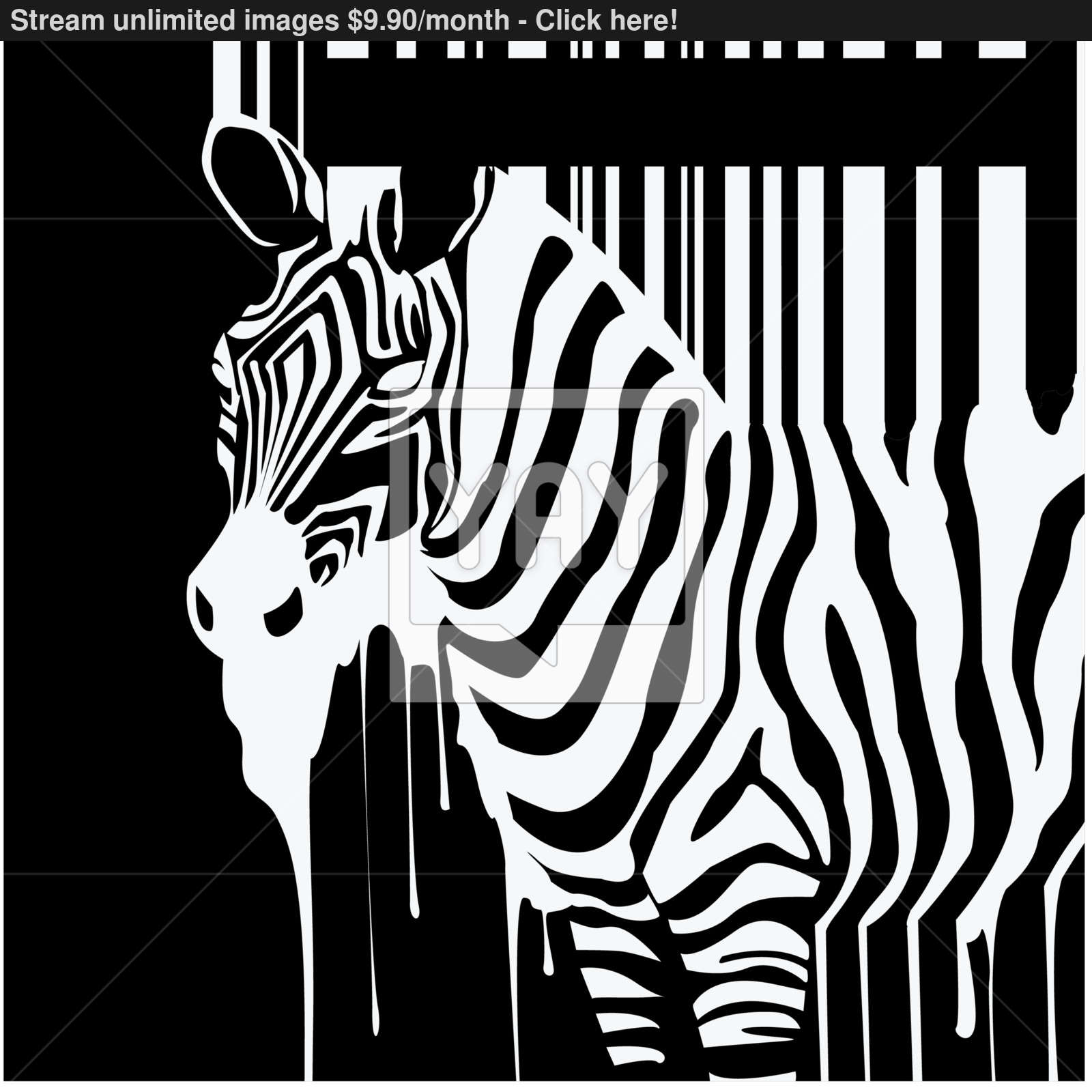 Download Zebra Silhouette Vector at Vectorified.com | Collection of ...