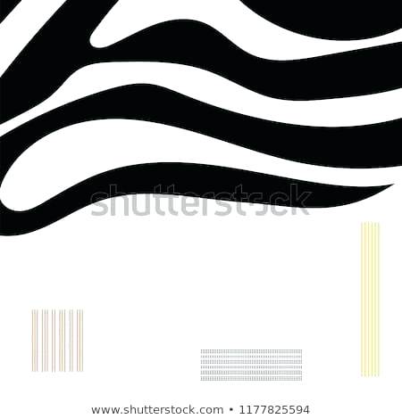 450x470 Vector Square Template With Zebra Stripes Pattern Background